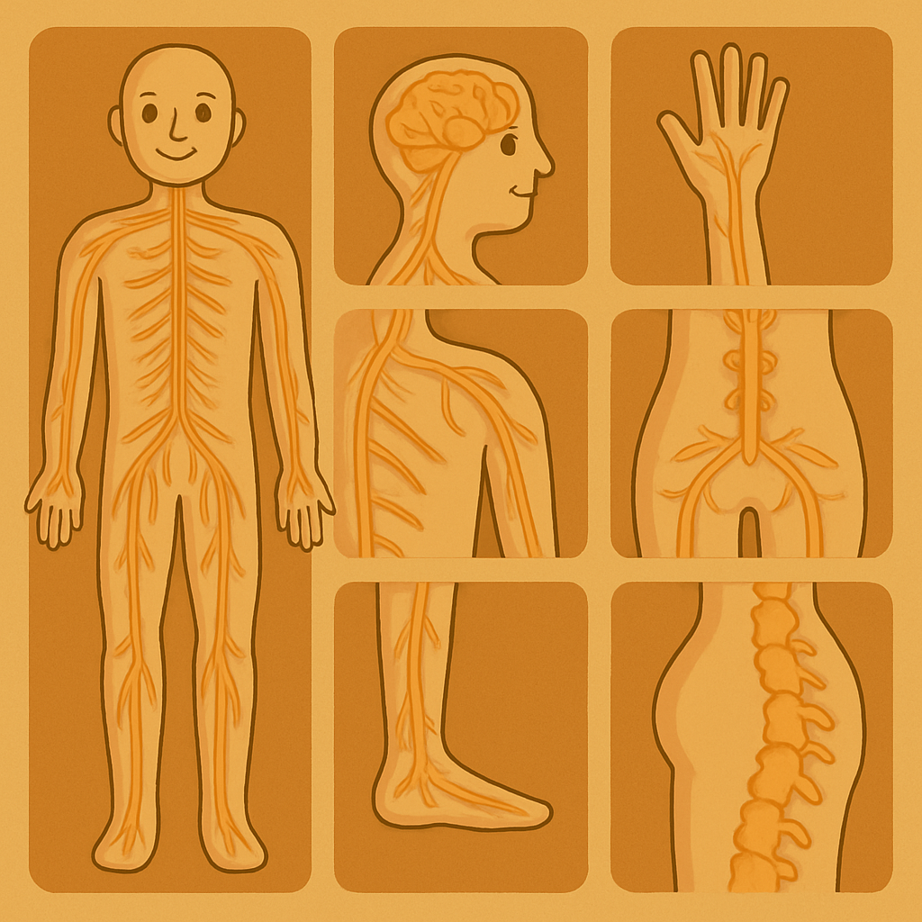 parts of human nervous system