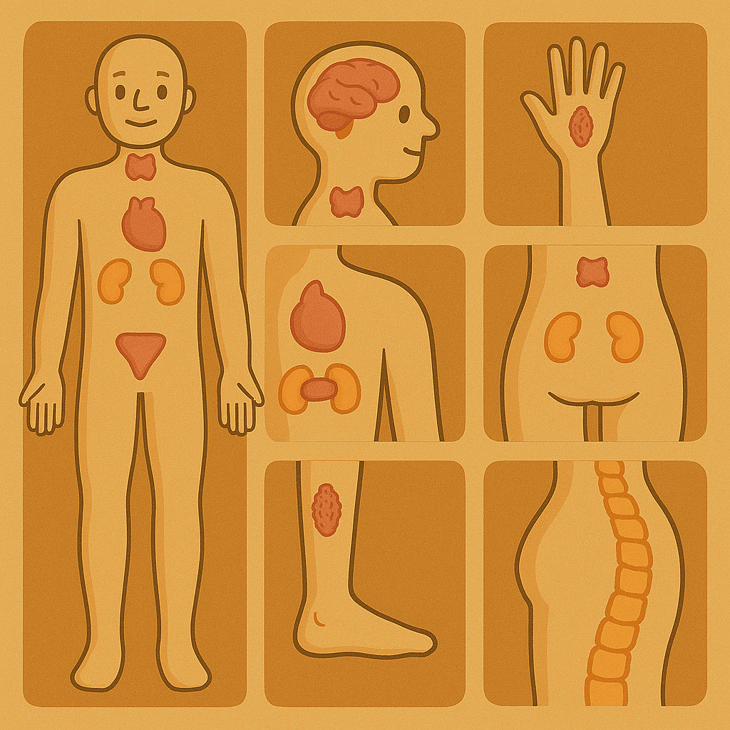 parts of endocrine system
