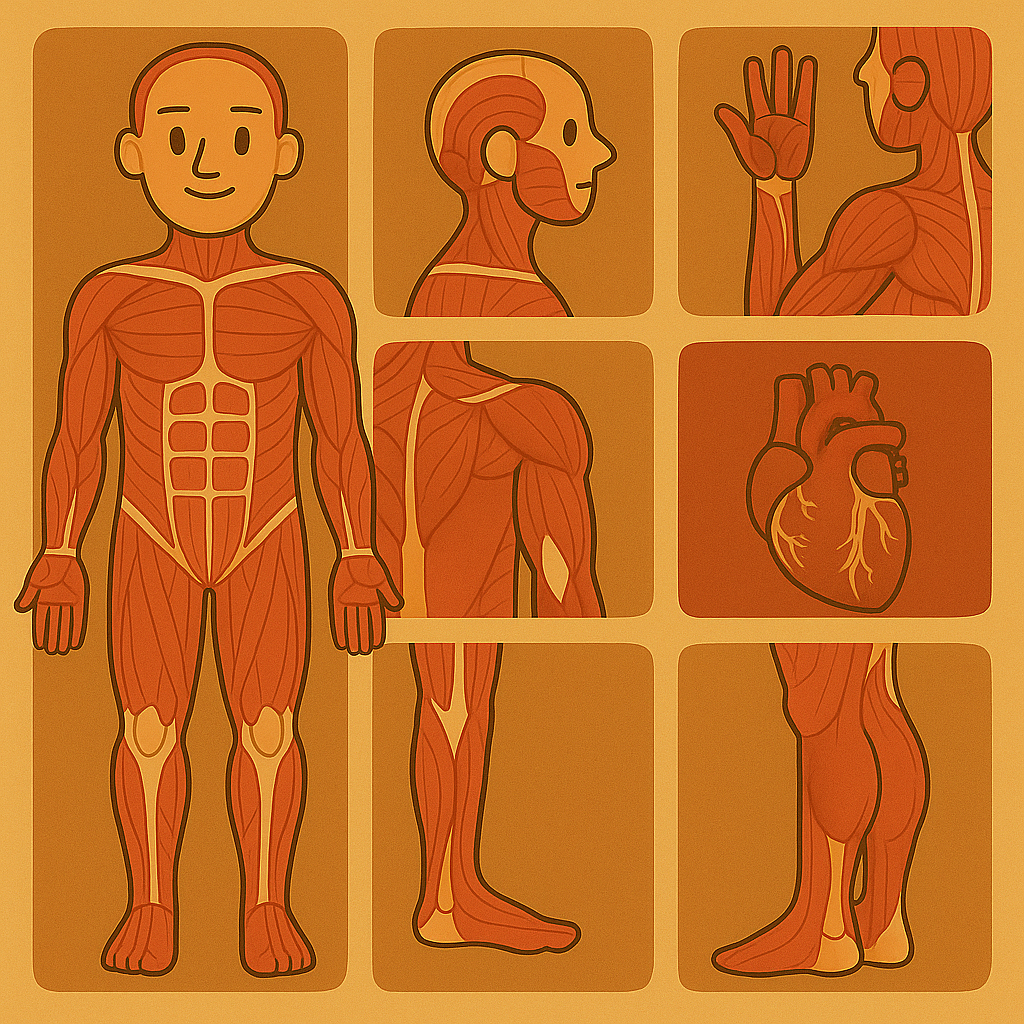 parts of muscular system
