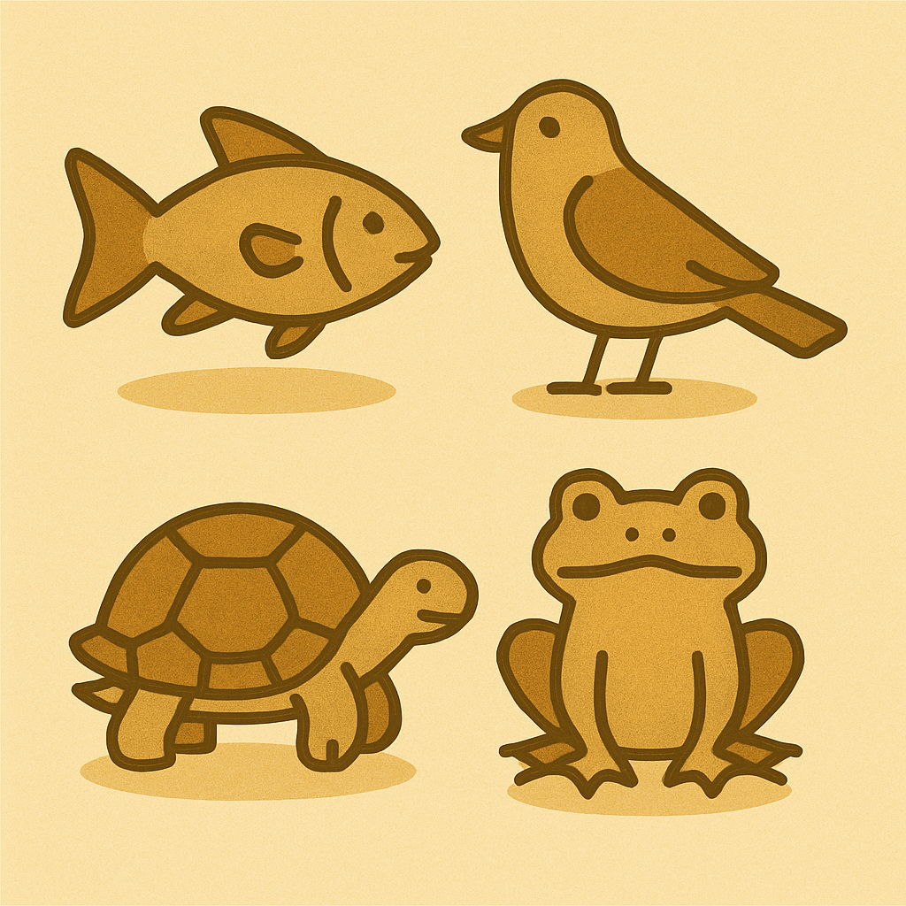 invertebrates including butterfly, worm, molusks, insects